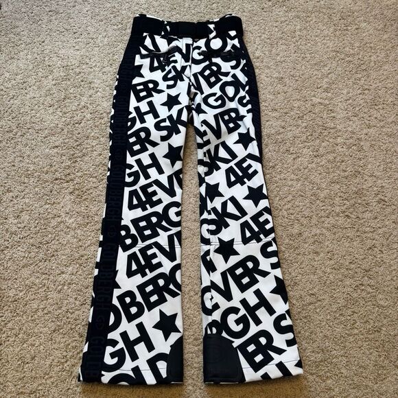 Goldbergh pippa Skistar Ski Pants Pippa Ski Pants White Black Logo Waterproof 6 - Picture 3 of 7